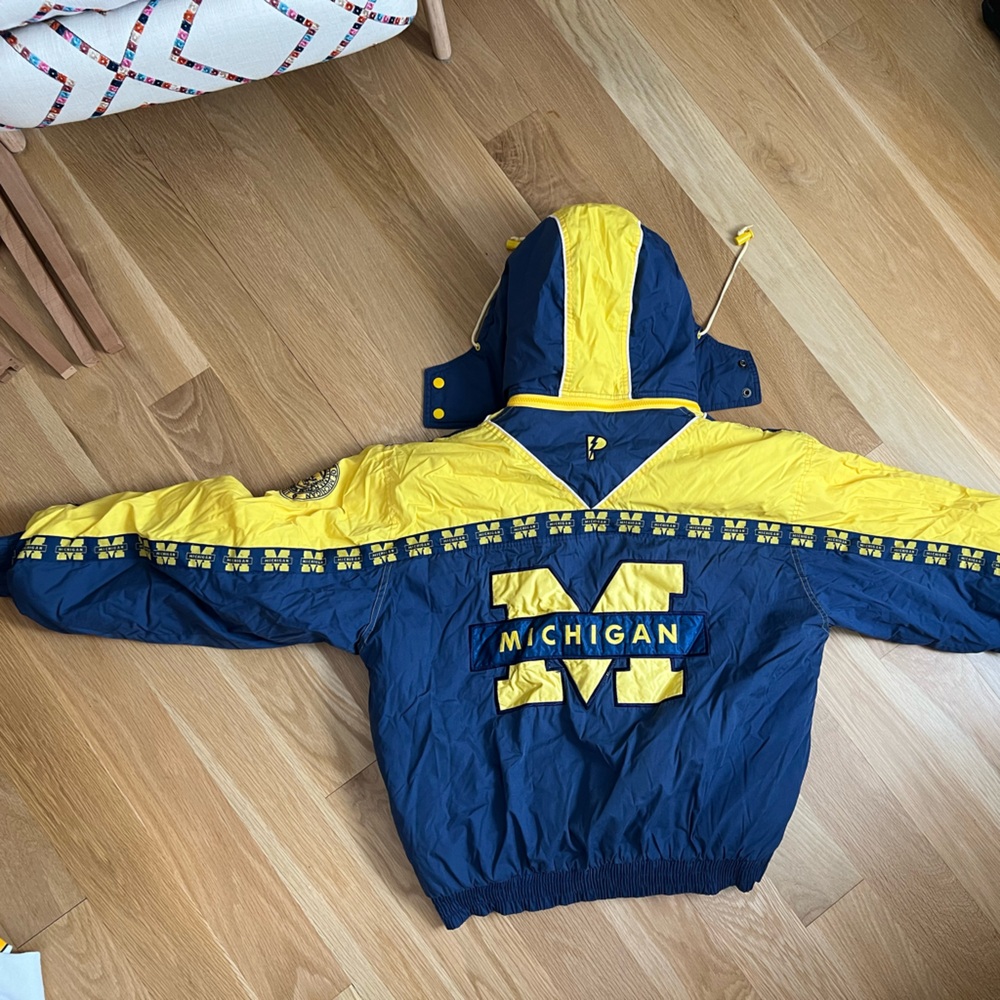 Vintage Michigan puffer jacket